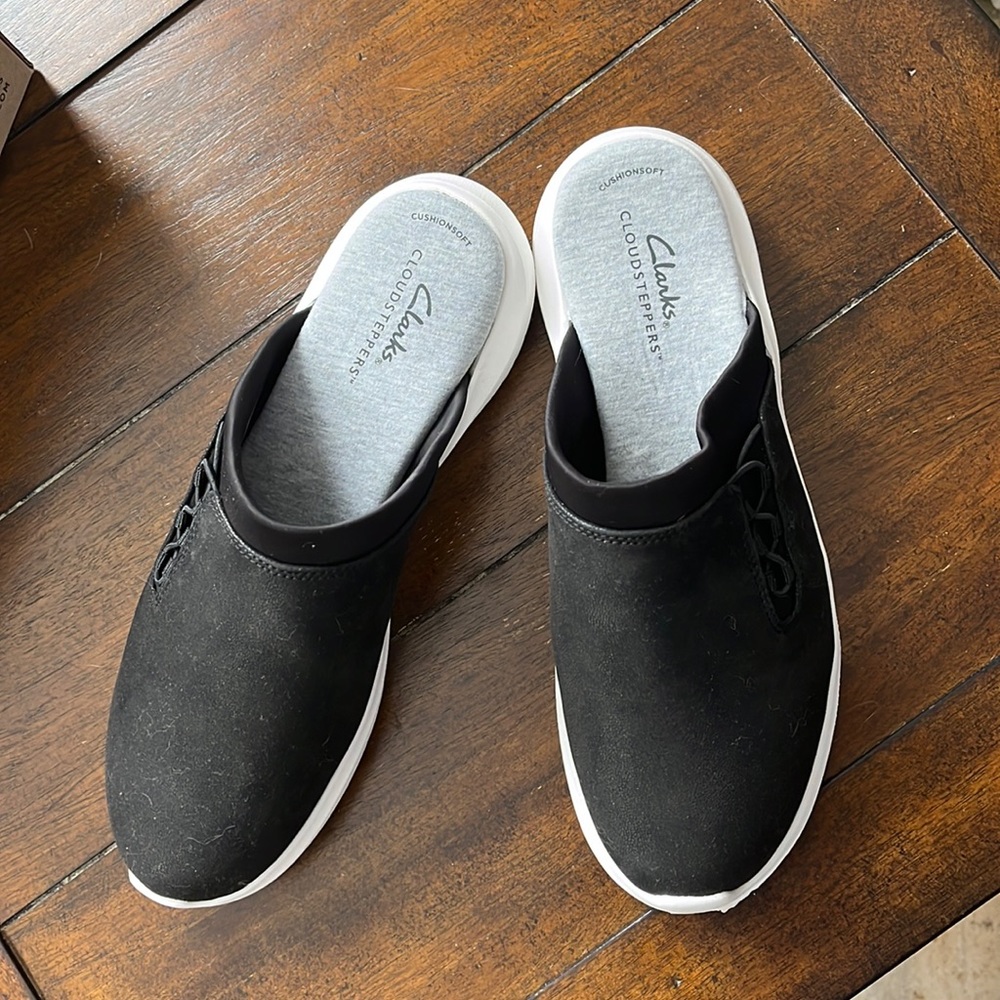 SOLD Clarks shoes, new and never worn as I tried them and they do not fit me.